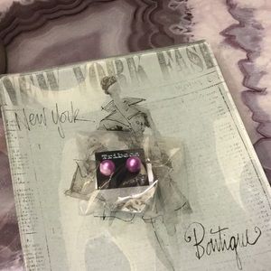 FREE New purple faux pearls